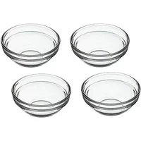 KitchenCraft Set Of 4 Glass Pinch Bowls