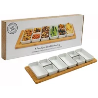 SiL 8 Piece Tapas Set with Bamboo Tray