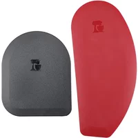 KitchenAid 2-Piece Scraper and Silicone Bowl Scraper Set Empire Red & Onyx Black
