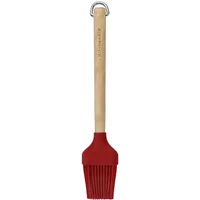 KitchenAid Birchwood Basting Brush with Silicone Head Red
