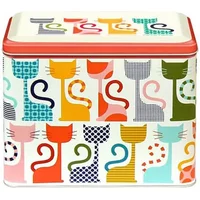 Kate Rhees Cats Large Rectangular Tin