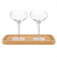 Final Touch Set of 2 Espresso Martini Flight Glasses