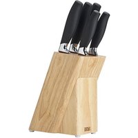 Taylor's Eye Witness Brooklyn Chrome 5 Piece Sloping Knife Block Set