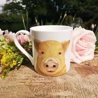Lucy's Farm Wilbur the Pig Large Mug
