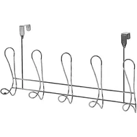 Showerdrape Lyrical Chrome Over Door Storage Hooks