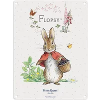 Flopsy Bunny Mini Metal Sign