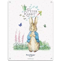 Peter Rabbit Butterflies Mini Metal Sign