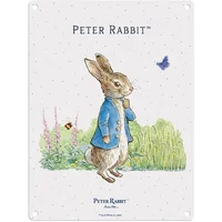 Peter Rabbit Thoughtful Mini Metal Sign