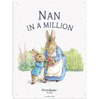 Peter Rabbit Nan In A Million Mini Metal Sign