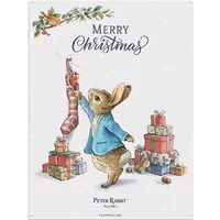 Peter Rabbit Stocking Mini Metal Sign