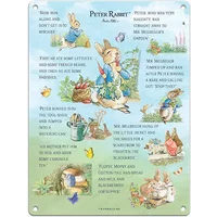 Peter Rabbit Story Mini Metal Sign