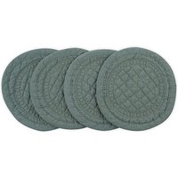 Mary Berry Signature Cotton Coaster Sea Green Pack Of 4