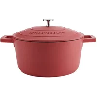 MasterClass Cast Aluminium 4L Casserole Dish Red