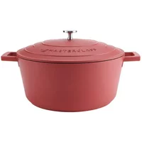 MasterClass Cast Aluminium 5L Casserole Dish Red