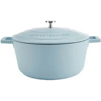 MasterClass Cast Aluminium 5L Casserole Dish Sky Blue
