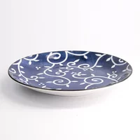 Tokyo Design Studio Tokyo Blue Karakusa 25 x 3.3cm Round Plate