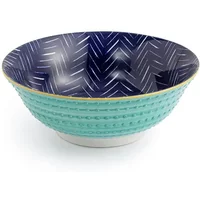 Mikasa Indigo Chevron 21cm Ramen Bowl