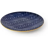 Mikasa Indigo Chevron 18cm Side Plate