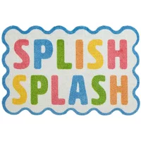 Dip & Drip Printed Nylon Splish Splash 50cm x 75cm Bathroom Mat