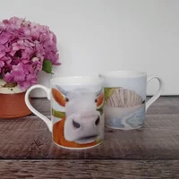 Lucy's Farm Moo Selfie at West Bay Cow Regular Mug