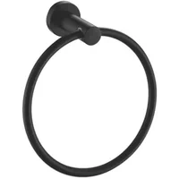 Showerdrape Modernity Black Stainless Steel Wall Mounted Towel Ring