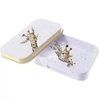 Wrendale Designs 'Flowers' Giraffe Mini Tin