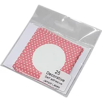 NJ Products Polka Dot Pink Circular Jam Pot Labels