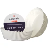 NJ Products 7 Inch Round Cake Tin Liners