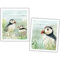 National Trust Puffin Plant Based Set of 2 Cleaning Cloths