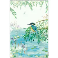 National Trust Kingfisher Organic Cotton Tea Towel