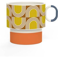 Orla Kiely Aura Orange Mug