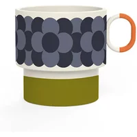 Orla Kiely Retro Green Stripe Mug