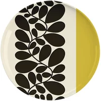 Orla Kiely Sycamore Stripe Yellow Round Platter