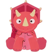 Orange Tree Toys Triceratops Wooden Puzzle