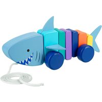 Orange Tree Toys Shark Pull Along Wooden Toy