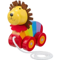 Orange Tree Toys Lion Pull Along Wooden Toy