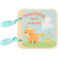 Orange Tree Toys Farmyard Animal Wooden Counting Book