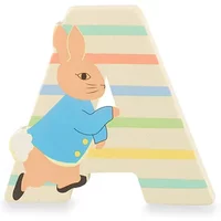 Orange Tree Toys Peter Rabbit Wooden Alphabet Letter A