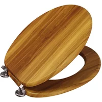 Showerdrape Oxford Antique Pine Toilet Seat