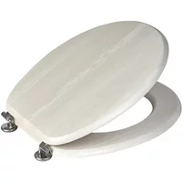 Showerdrape Oxford White Oak Toilet Seat