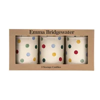 Emma Bridgewater Polka Dot Set of 3 Round Caddies