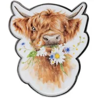 Wrendale Designs 'Daisy Coo' Highland Cow Pin Badge