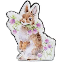 Wrendale Designs 'Head Clover Heels' Rabbit Pin Badge