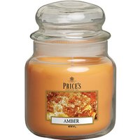 Prices Fragrance Collection Amber Medium Jar Candle