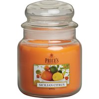 Prices Fragrance Collection Sicilian Citrus Medium Jar Candle