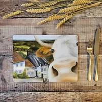 Lucy's Farm Moo at Gold Hill Melamine Placemat
