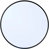 Showerdrape Portobello Round Black 40cm Bathroom Mirror