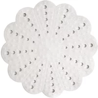 Showerdrape Petal White Anti-Slip 54cm Shower Mat