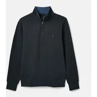 Joules Mens Alistair Navy Quarter Zip Cotton Sweatshirt