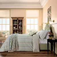 Joules Charleston Stripe Duvet Cover Set Green
